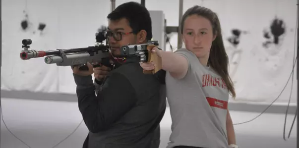 Rare Occasion as Both Pistol & Rifle Competing at Home