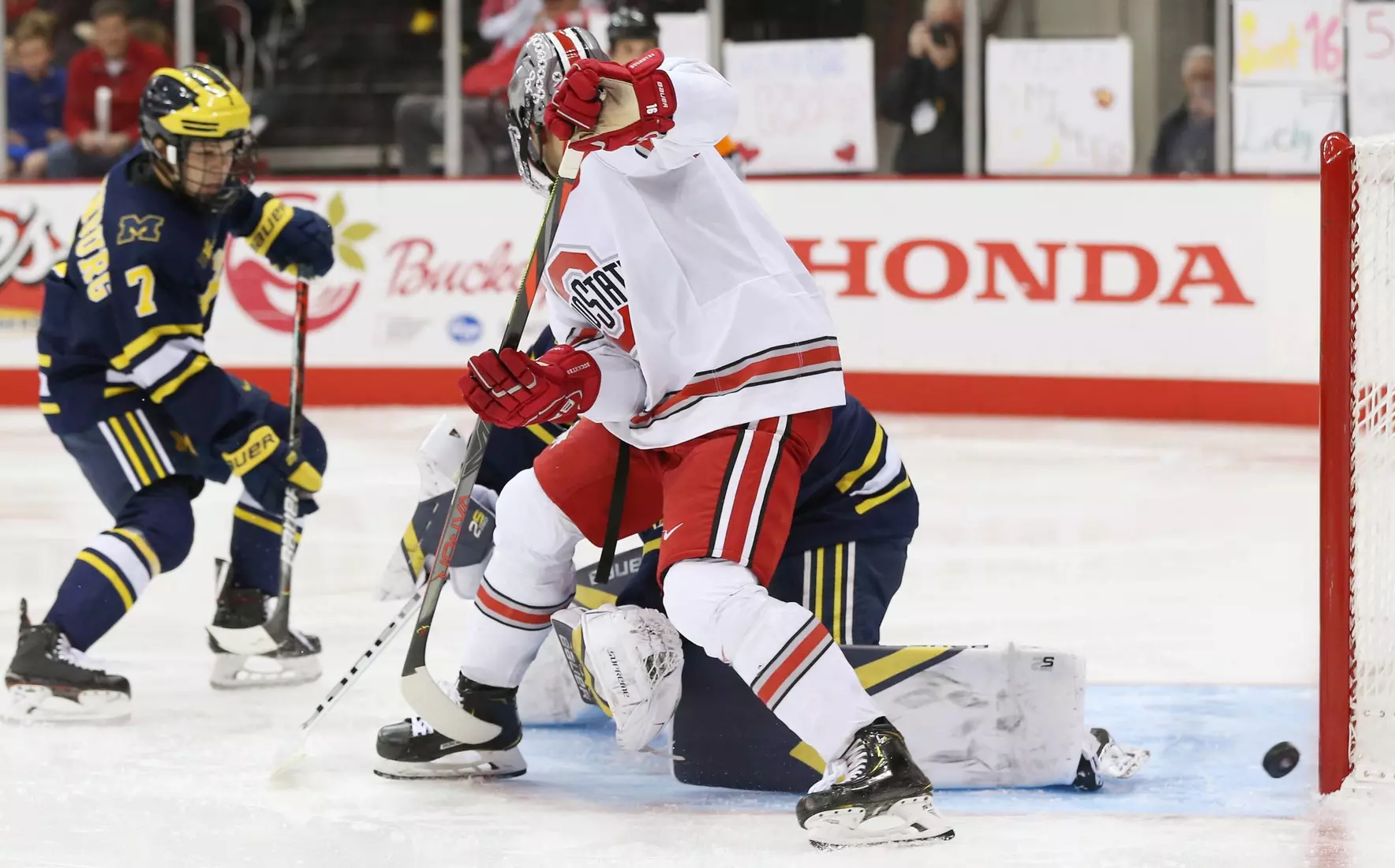 No. 13 Buckeyes Rally to Down Michigan, 3-2