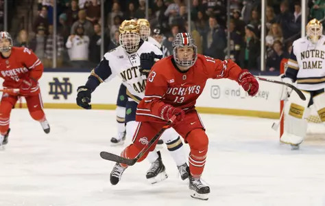 No. 9/8 Buckeyes Fall in OT at No. 5 Notre Dame, 3-2
