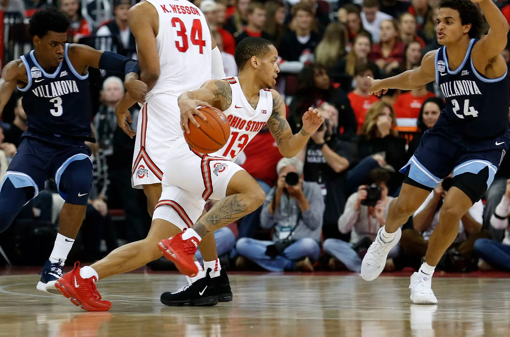 No. 5 Buckeyes, No. 6 Wildcats to Meet Saturday in Las Vegas