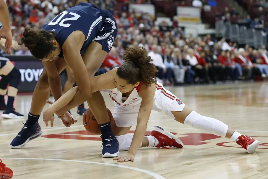 Buckeyes Fall Just Short to No. 4 UConn 73-62