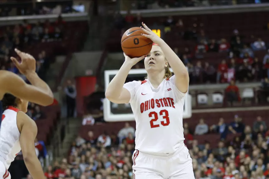 Buckeyes Fall Just Short to No. 4 UConn 73-62