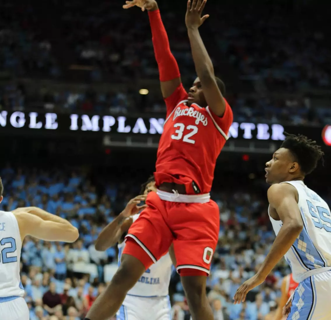 No. 6 Ohio State Stifles No. 7 North Carolina in 74-49 Rout