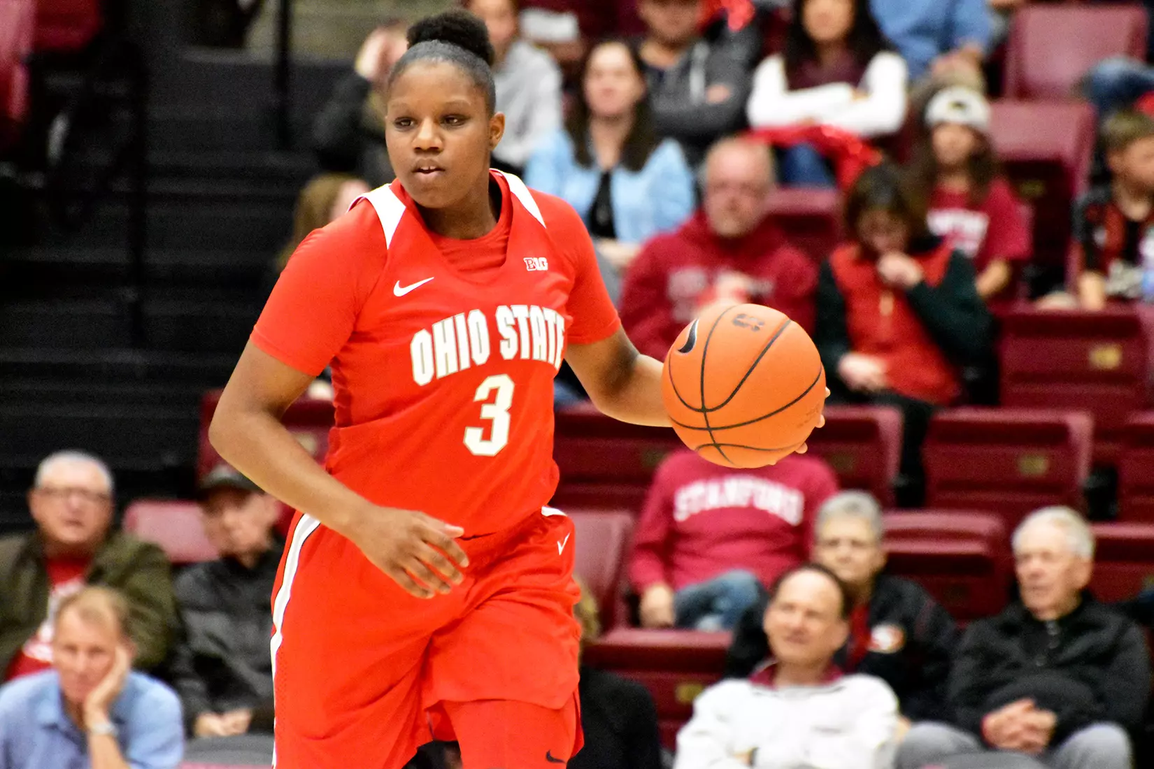 Buckeyes Fall at No. 1 Stanford 71-52