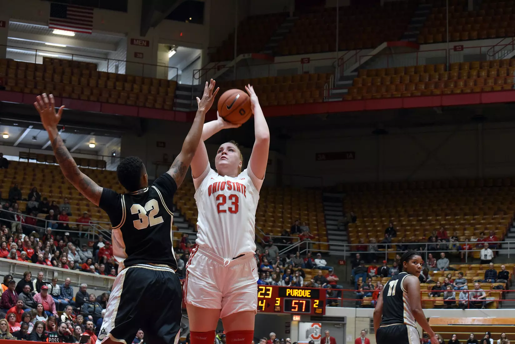 Buckeyes Fall in B1G Opener to Purdue 66-50