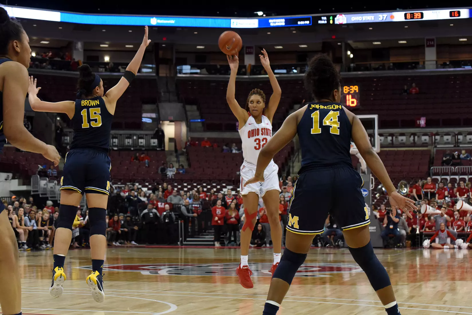 Greene’s Career Night Lifts Buckeyes Past #24 Michigan 78-69