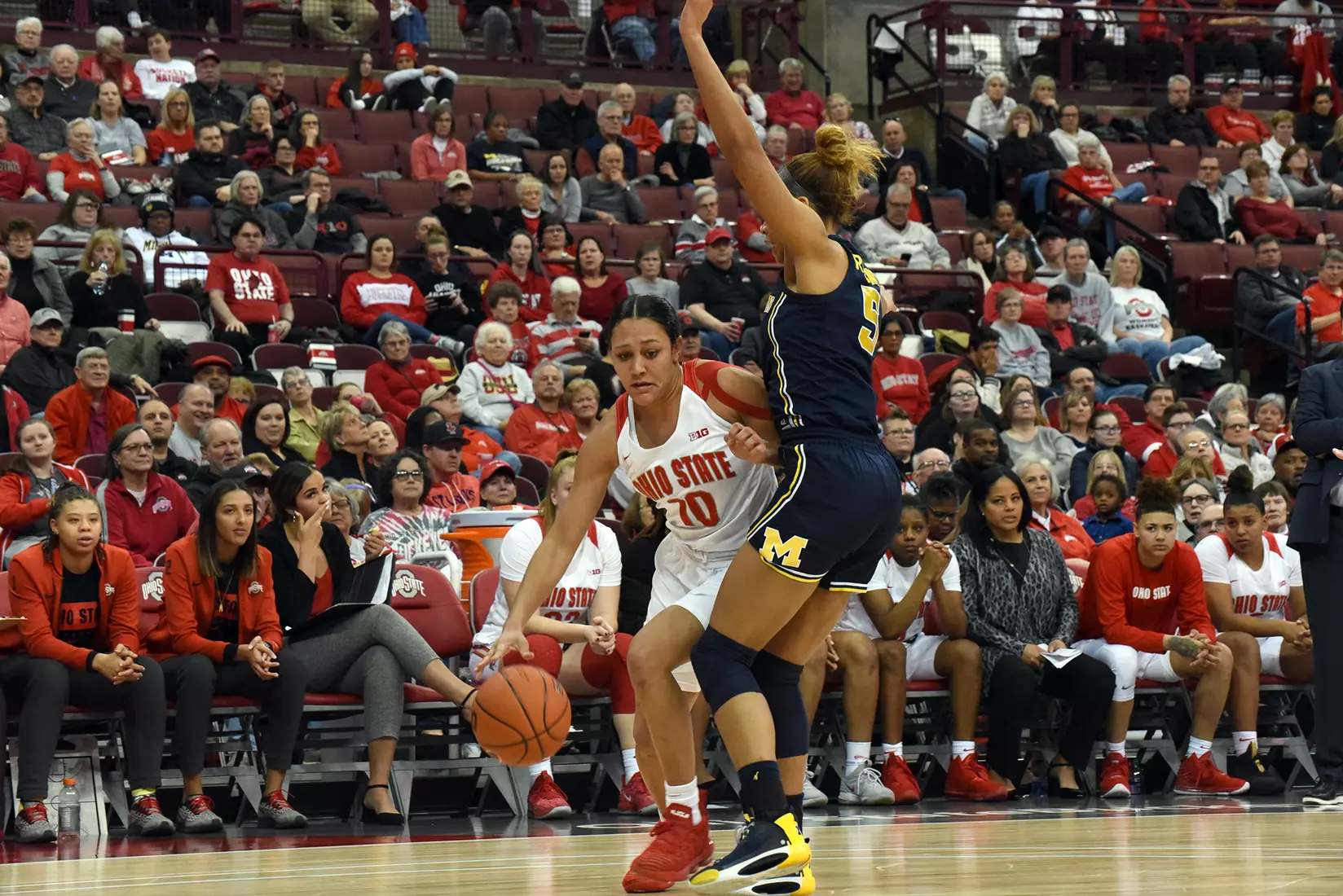 Greene’s Career Night Lifts Buckeyes Past #24 Michigan 78-69