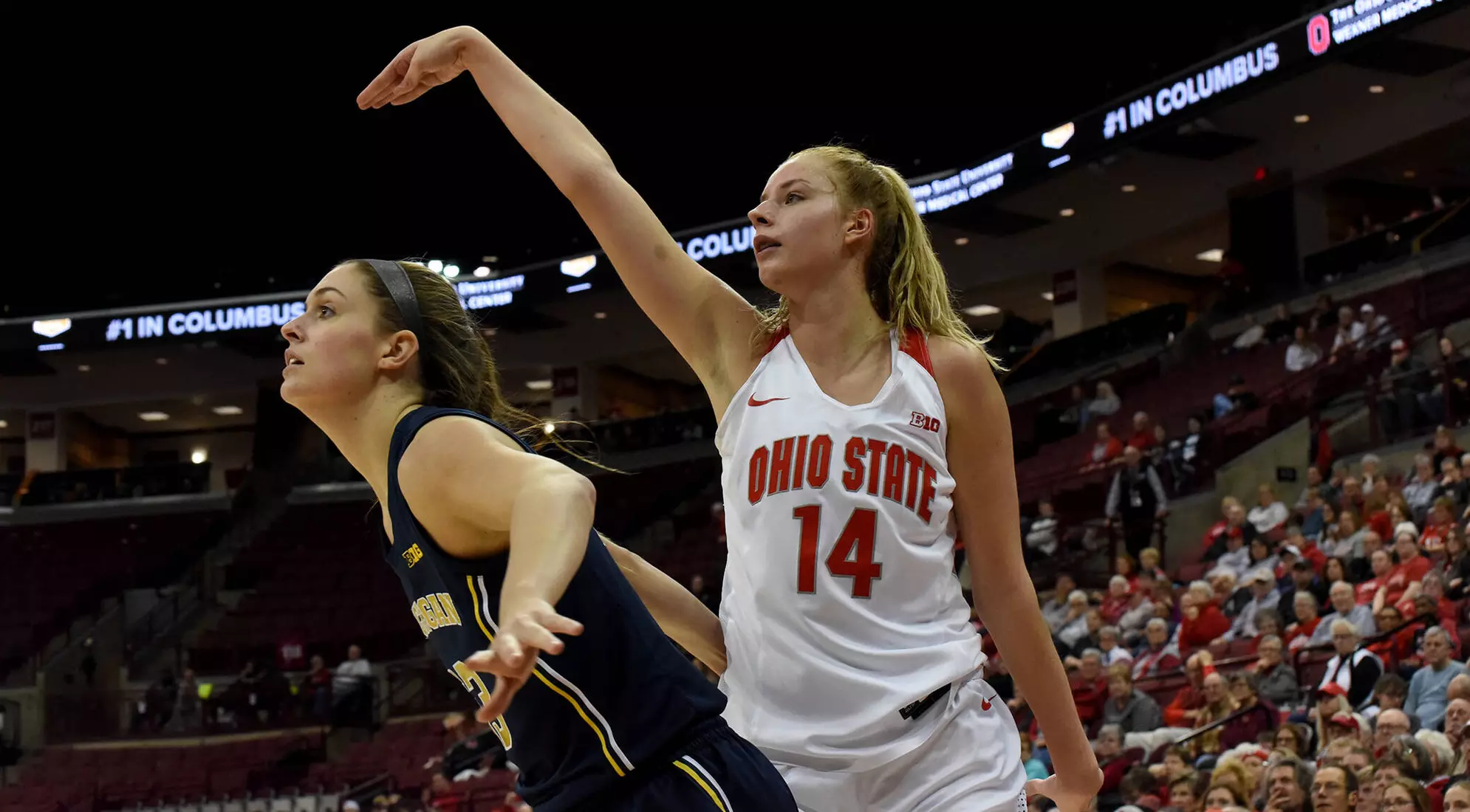 Greene’s Career Night Lifts Buckeyes Past #24 Michigan 78-69