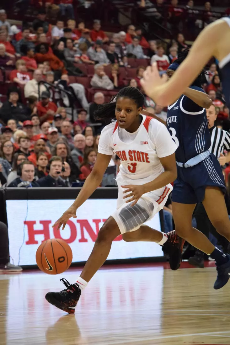 Juhasz Notches Double-Double in 80-70 Win Over Penn State
