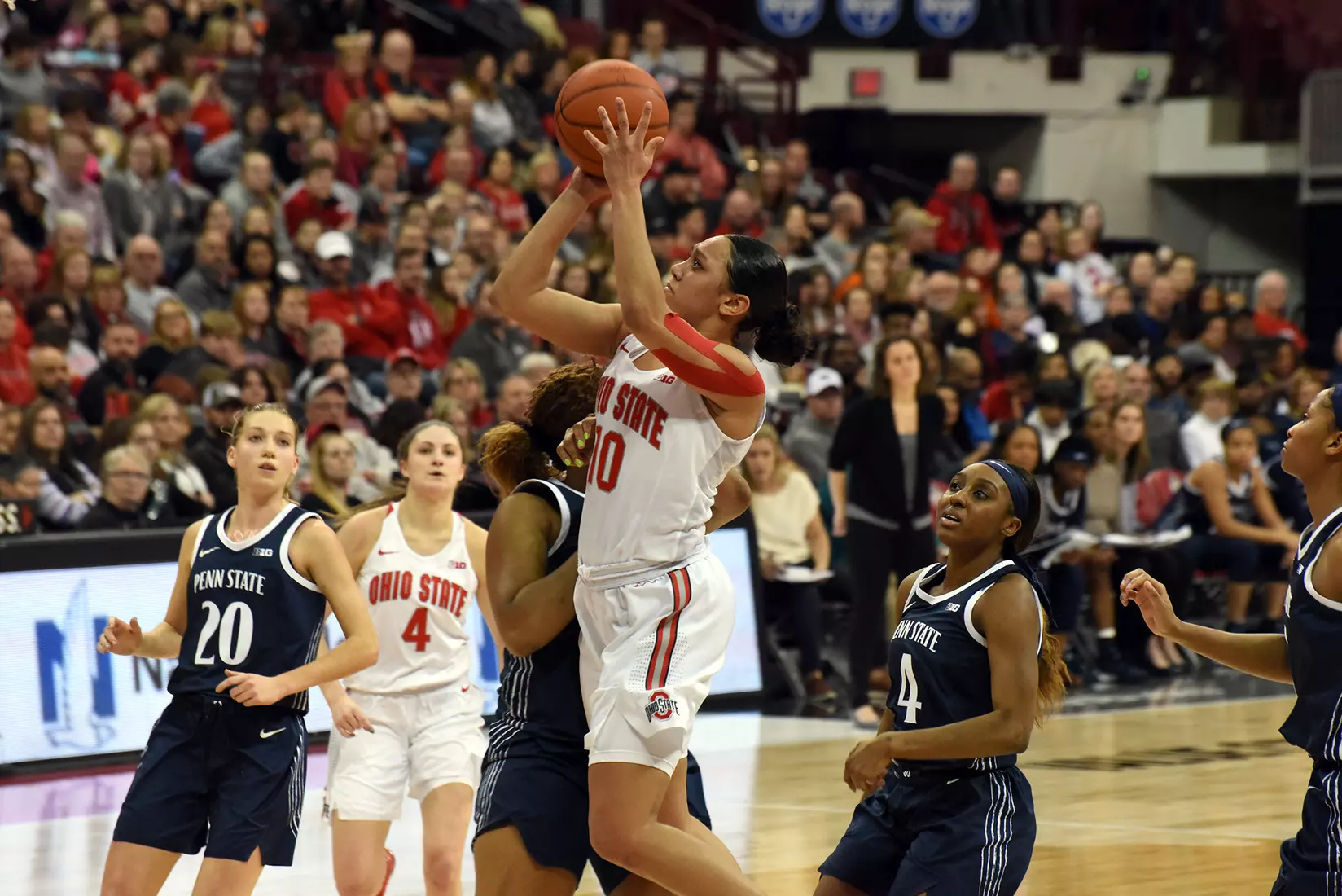 Juhasz Notches Double-Double in 80-70 Win Over Penn State