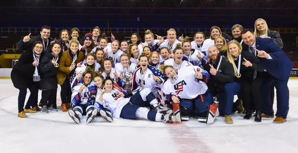 Buckeye Commit, Amanda Thiele Wins Gold at IIHF U18 World Championships