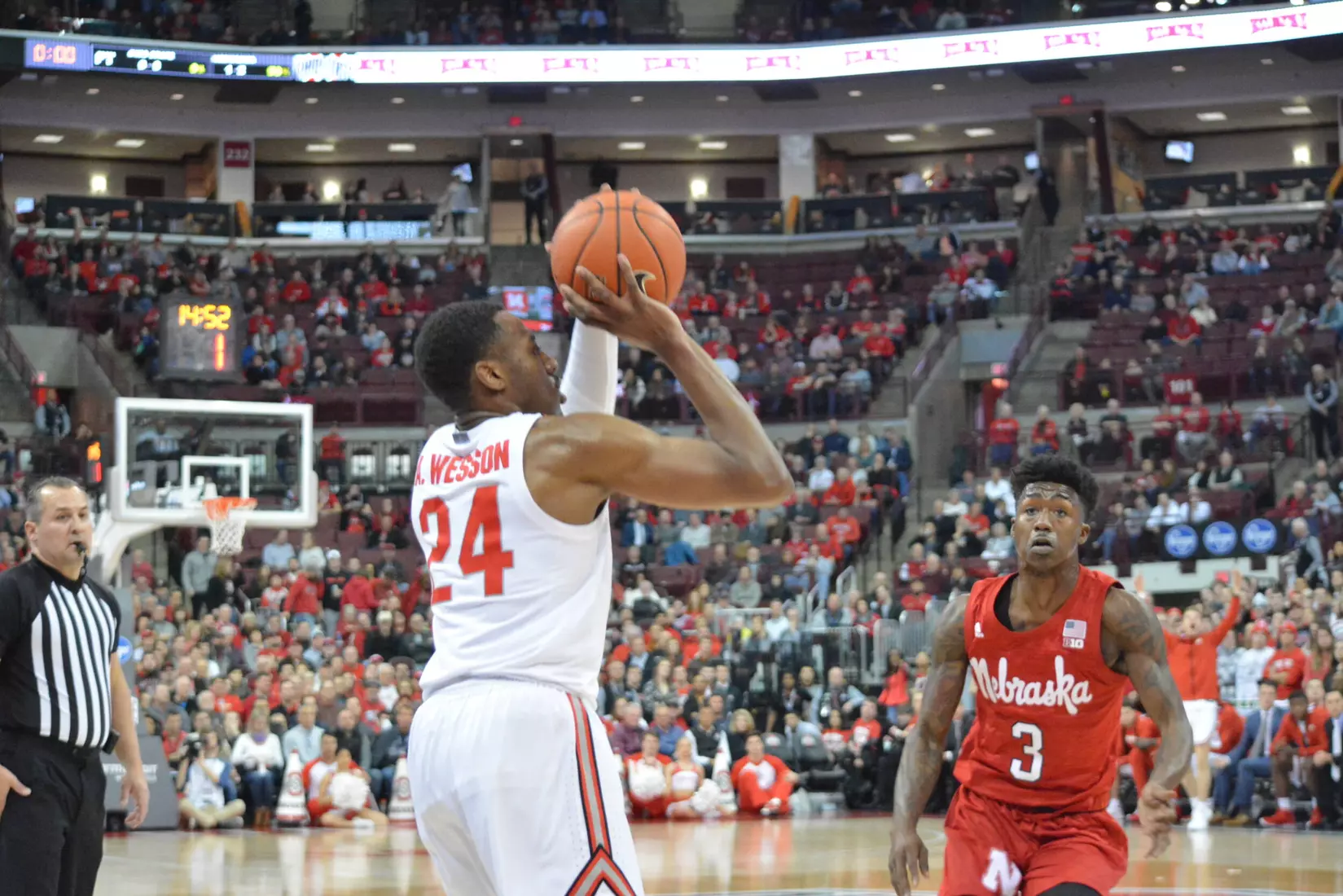 No. 21 Ohio State Tops Nebraska, 80-68