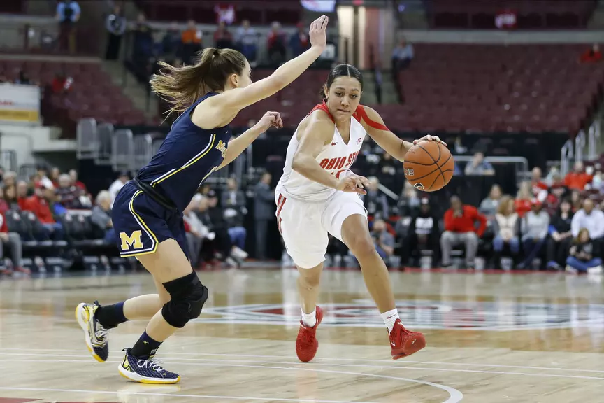 Greene’s Career Night Lifts Buckeyes Past #24 Michigan 78-69