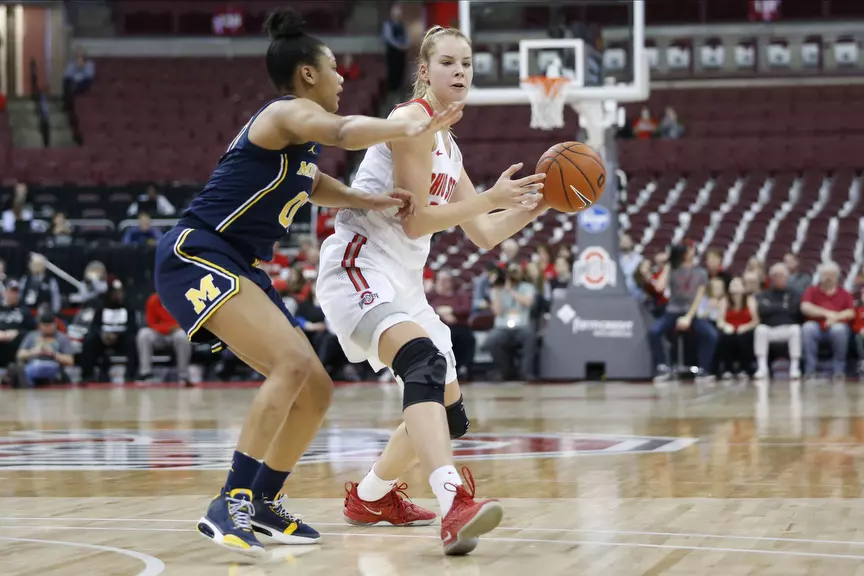 Greene’s Career Night Lifts Buckeyes Past #24 Michigan 78-69
