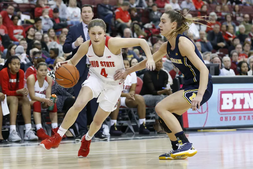 Greene’s Career Night Lifts Buckeyes Past #24 Michigan 78-69