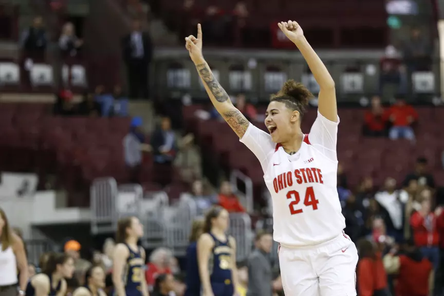Greene’s Career Night Lifts Buckeyes Past #24 Michigan 78-69