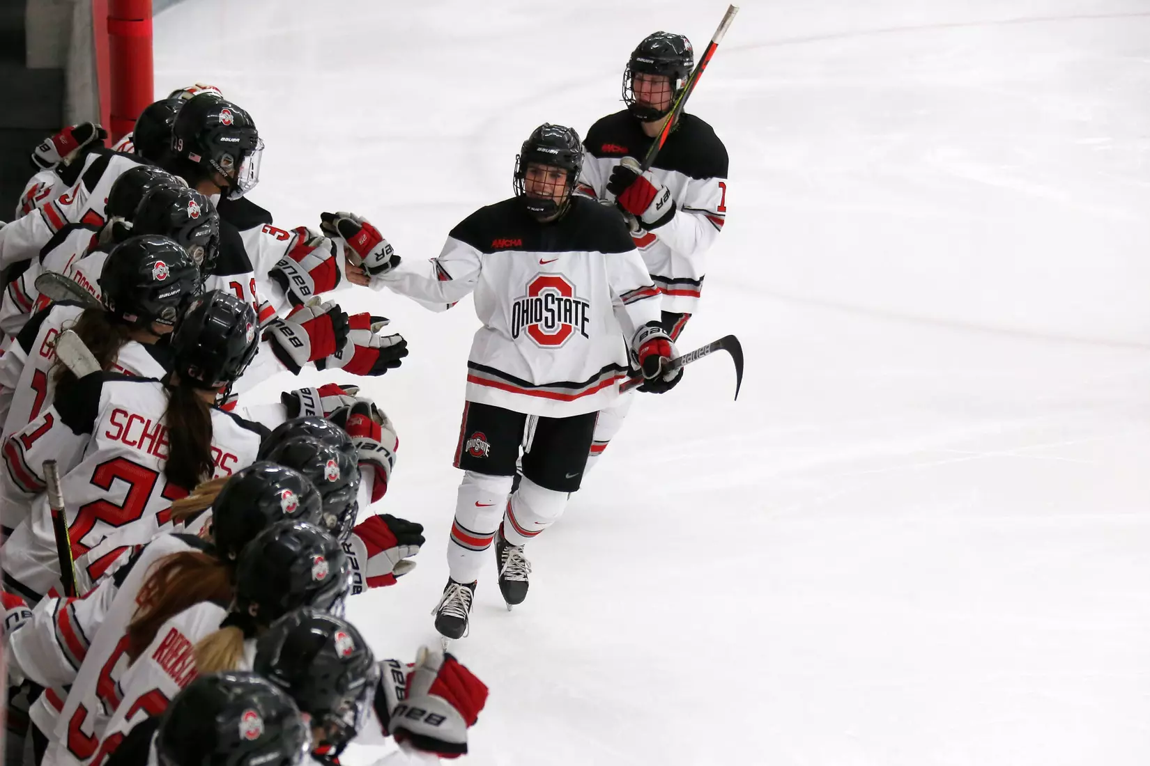 Three Buckeyes Named WCHA Players of the Week