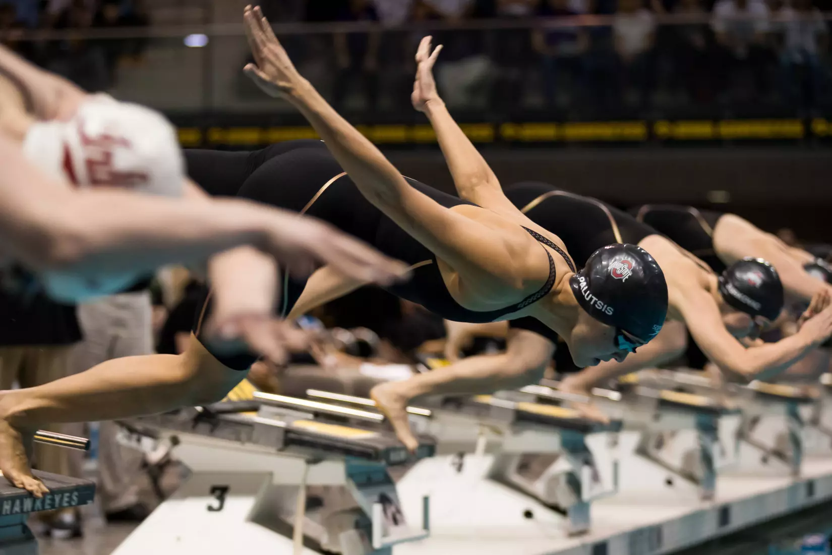 Buckeyes Win Two Big Ten Titles and Finish Day Two in First Place