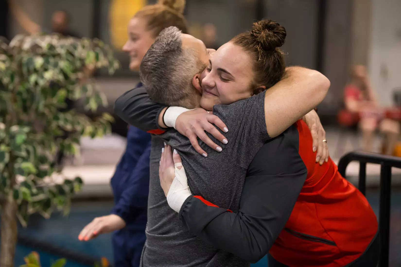 Buckeyes Win Two Big Ten Titles and Finish Day Two in First Place