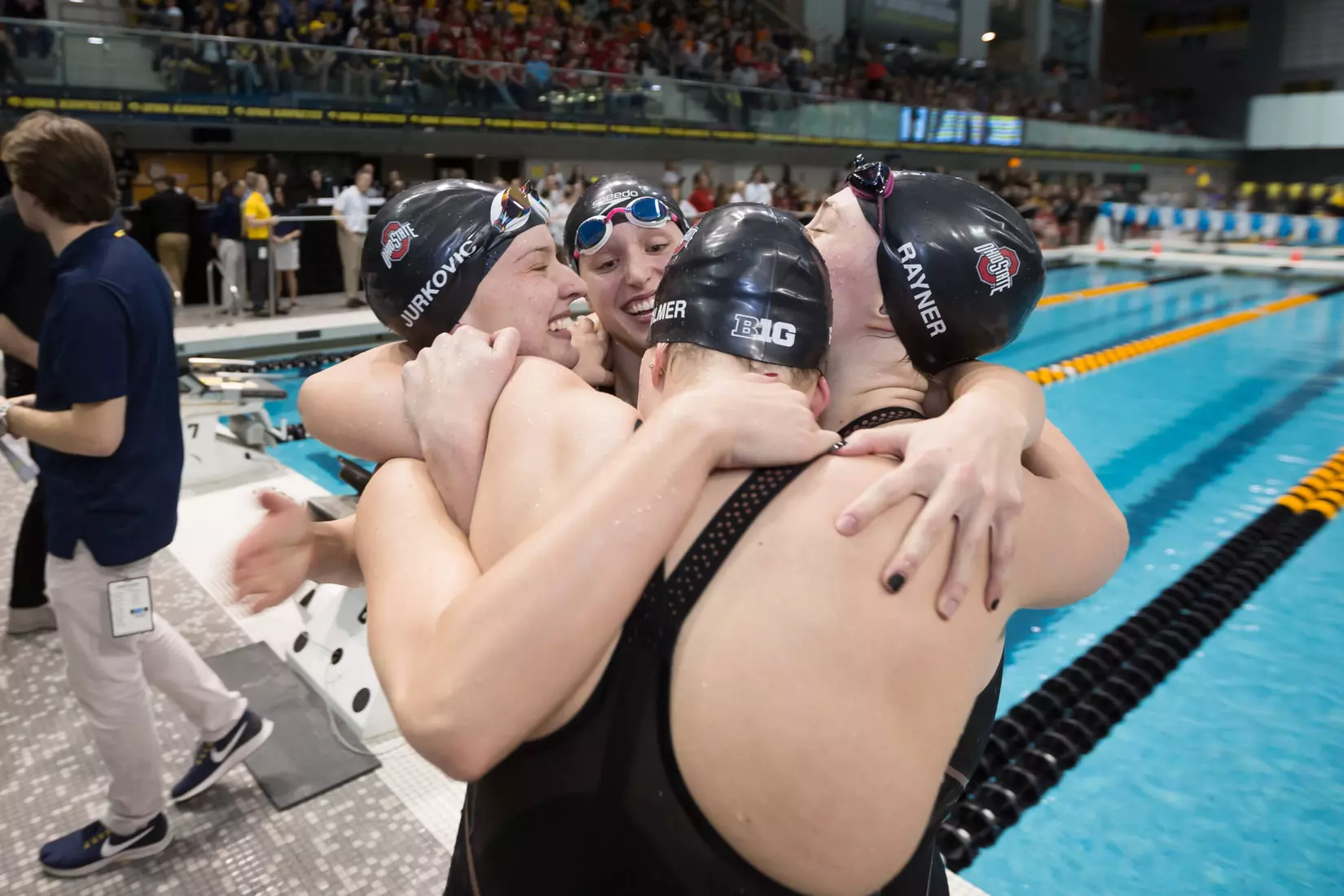 Swimming and Diving Team Wins Big Ten Championship