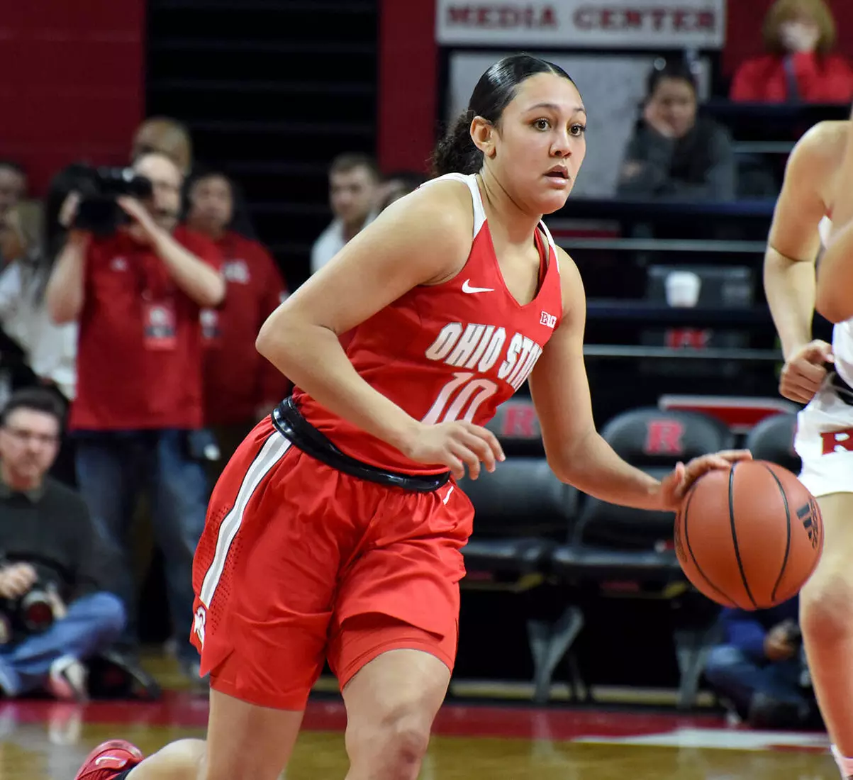 Buckeyes Fall Late at Rutgers 59-57
