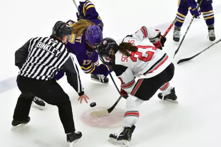 Ohio State Blanks Minnesota State to Advance to WCHA Final Faceoff