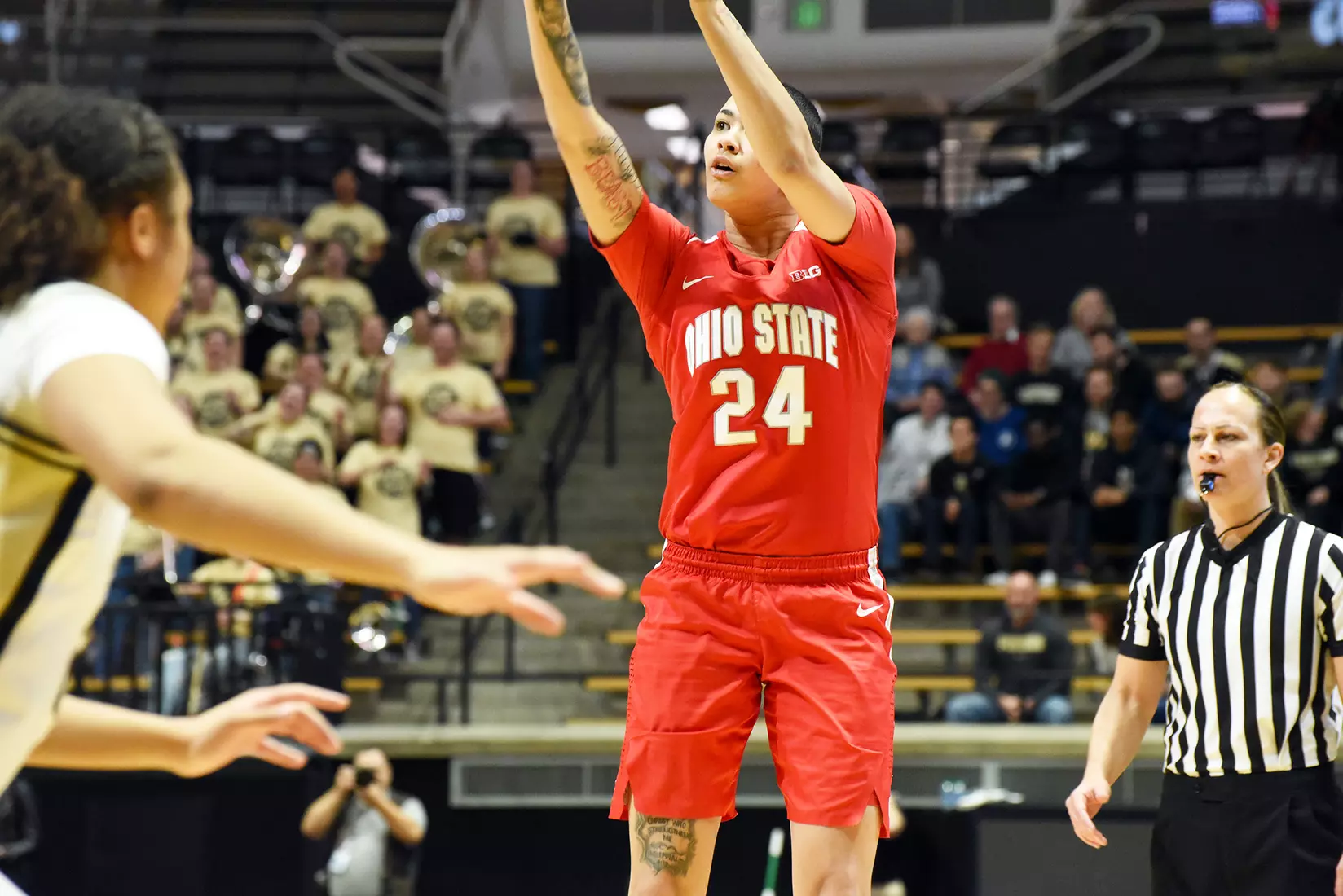 Buckeyes Blast Boilermakers 77-56