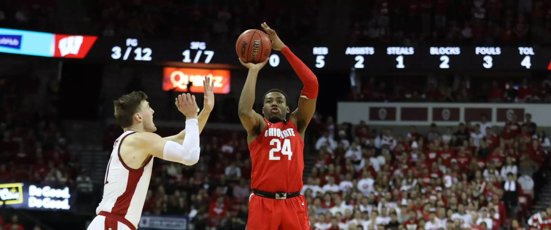 Buckeyes’ Win Streak Comes to an End at Wisconsin