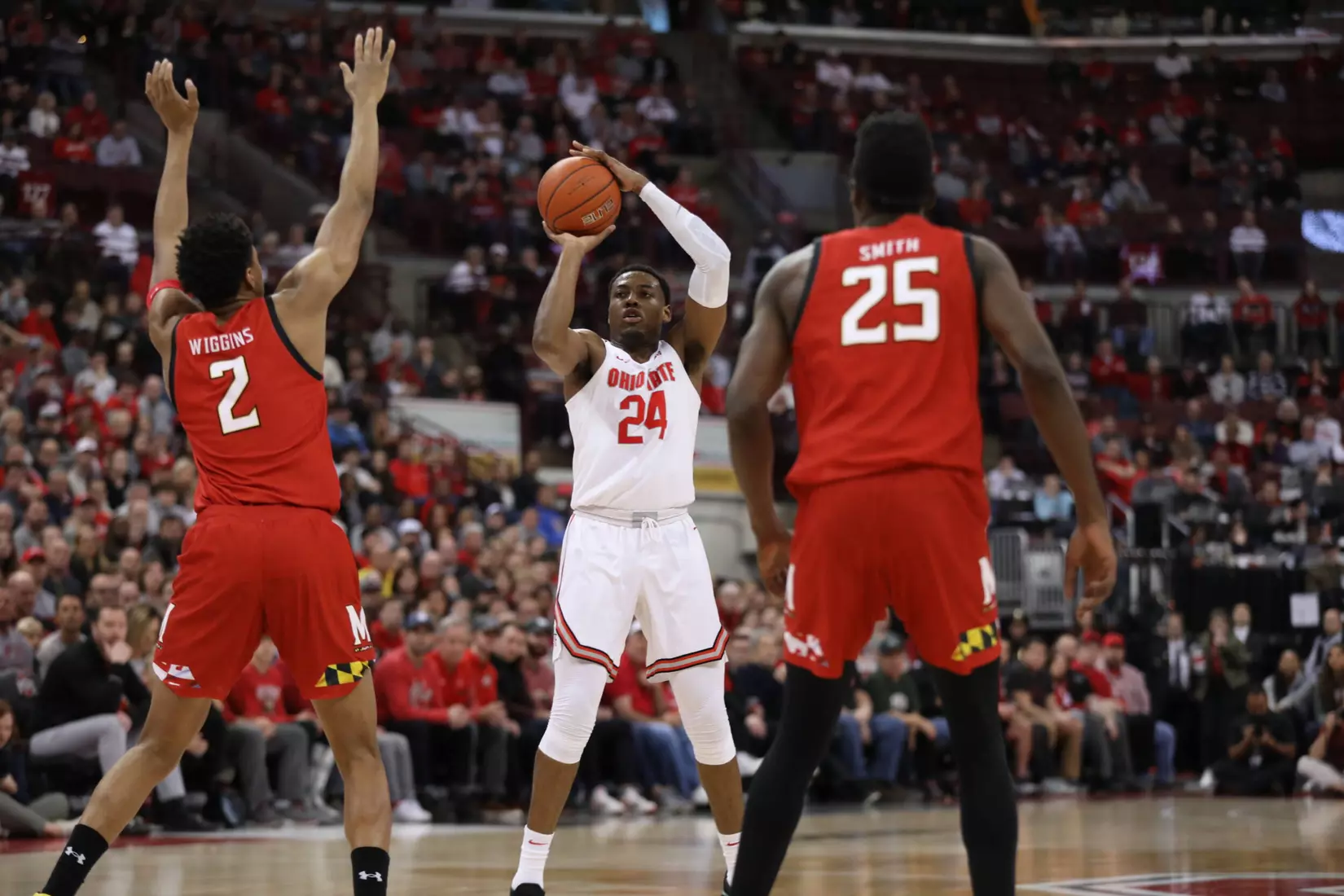 Muhammad Scores 22 as No. 25 Ohio State Knocks off No. 7 Maryland