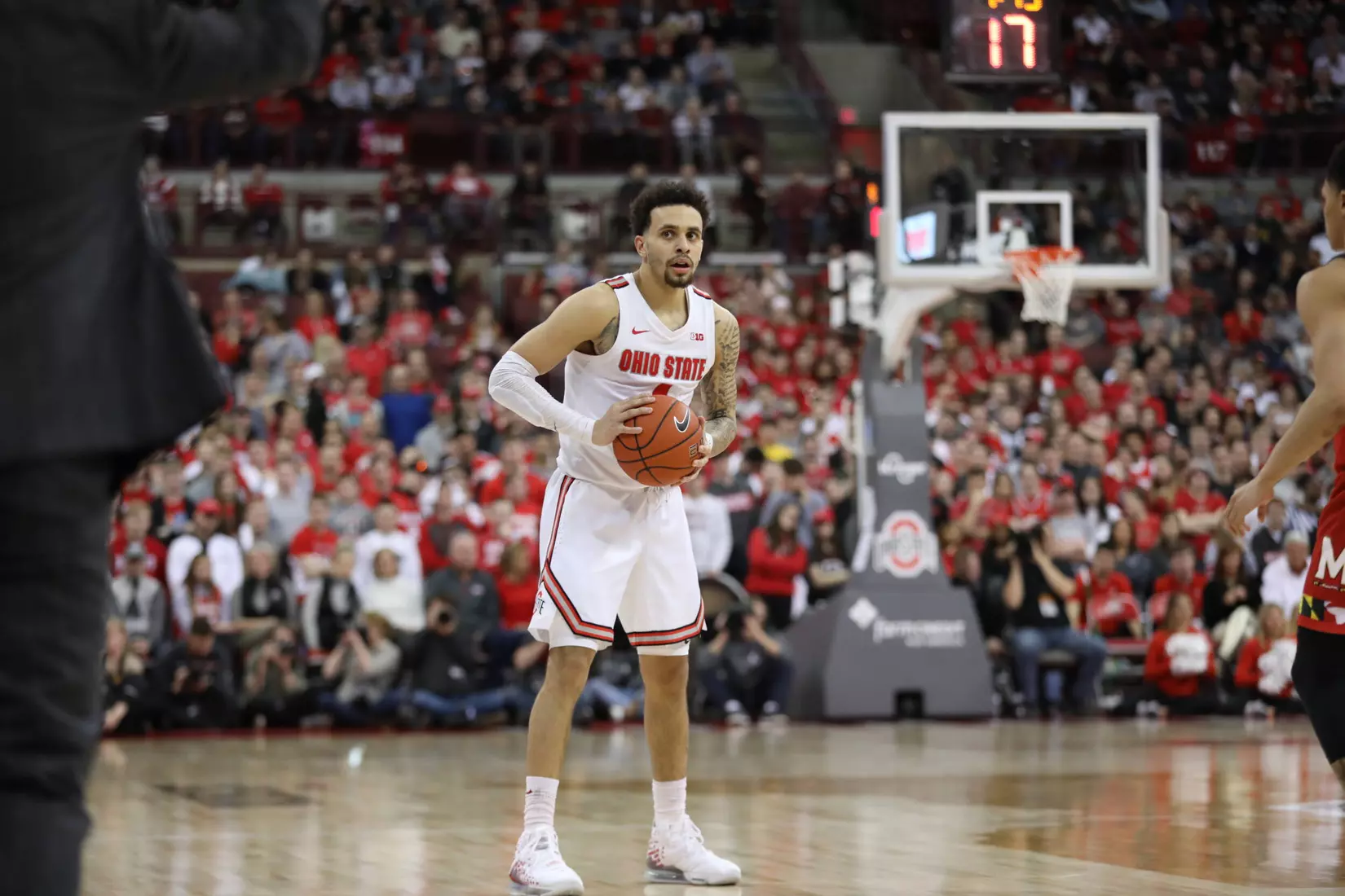 Muhammad Scores 22 as No. 25 Ohio State Knocks off No. 7 Maryland