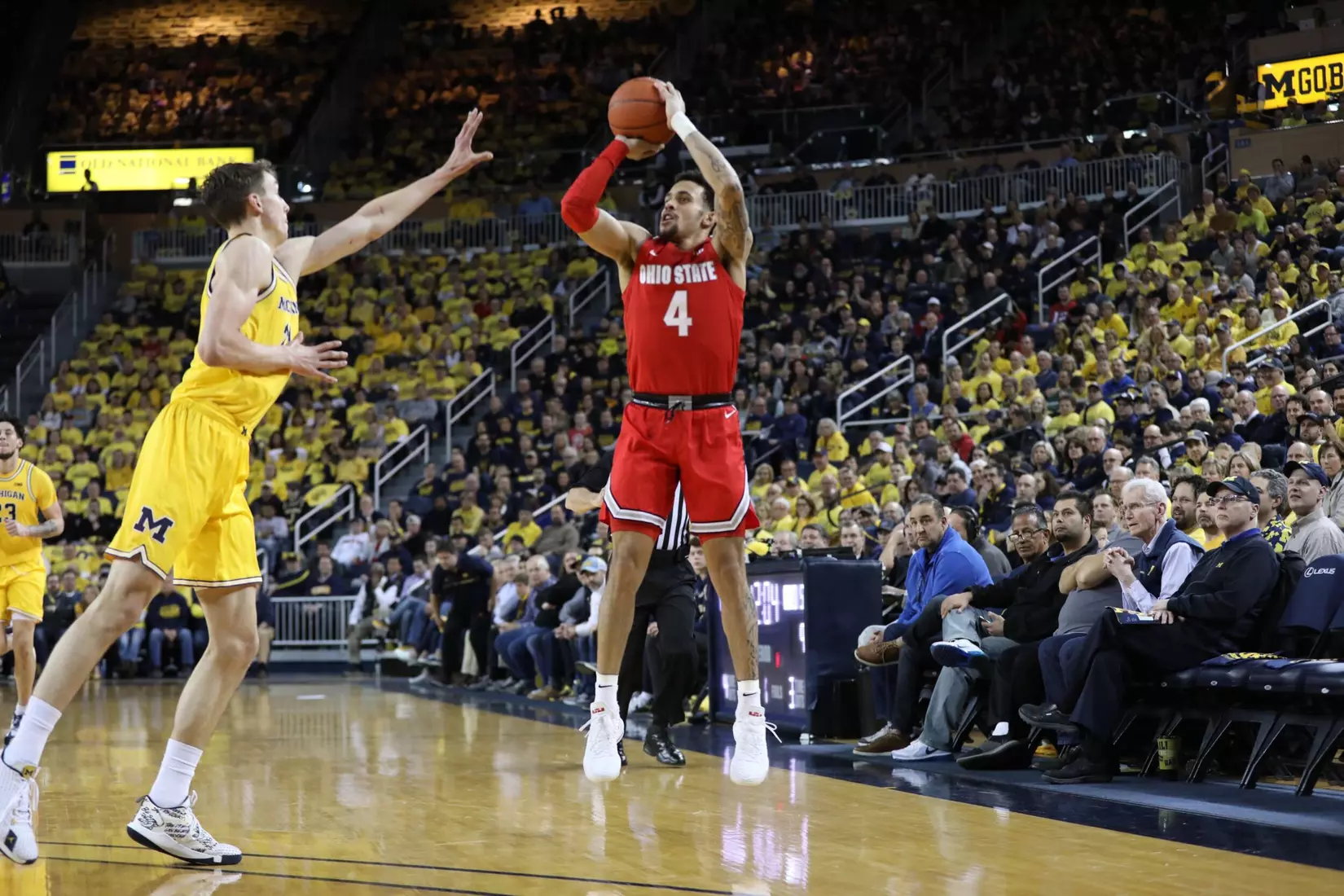 Kaleb Wesson’s Double-Double Leads Buckeyes to 61-58 Win at Michigan
