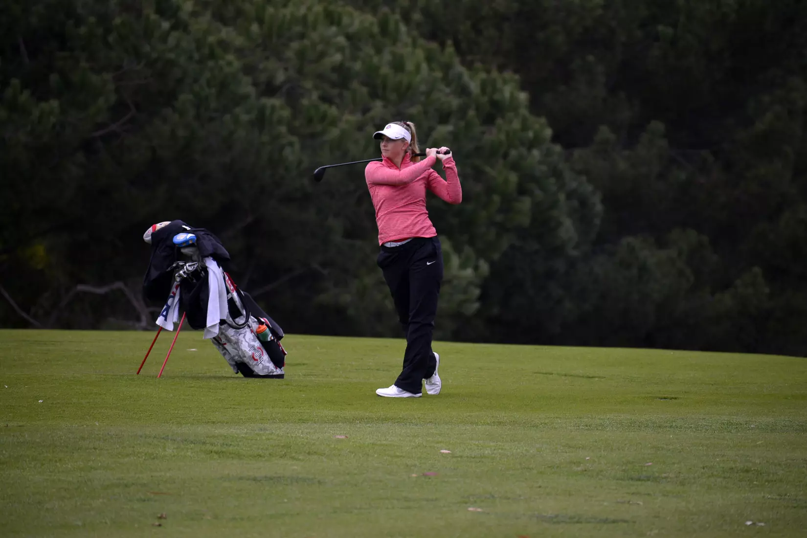 Ohio State Sits in a Tie for 14th at Northrop Grumman