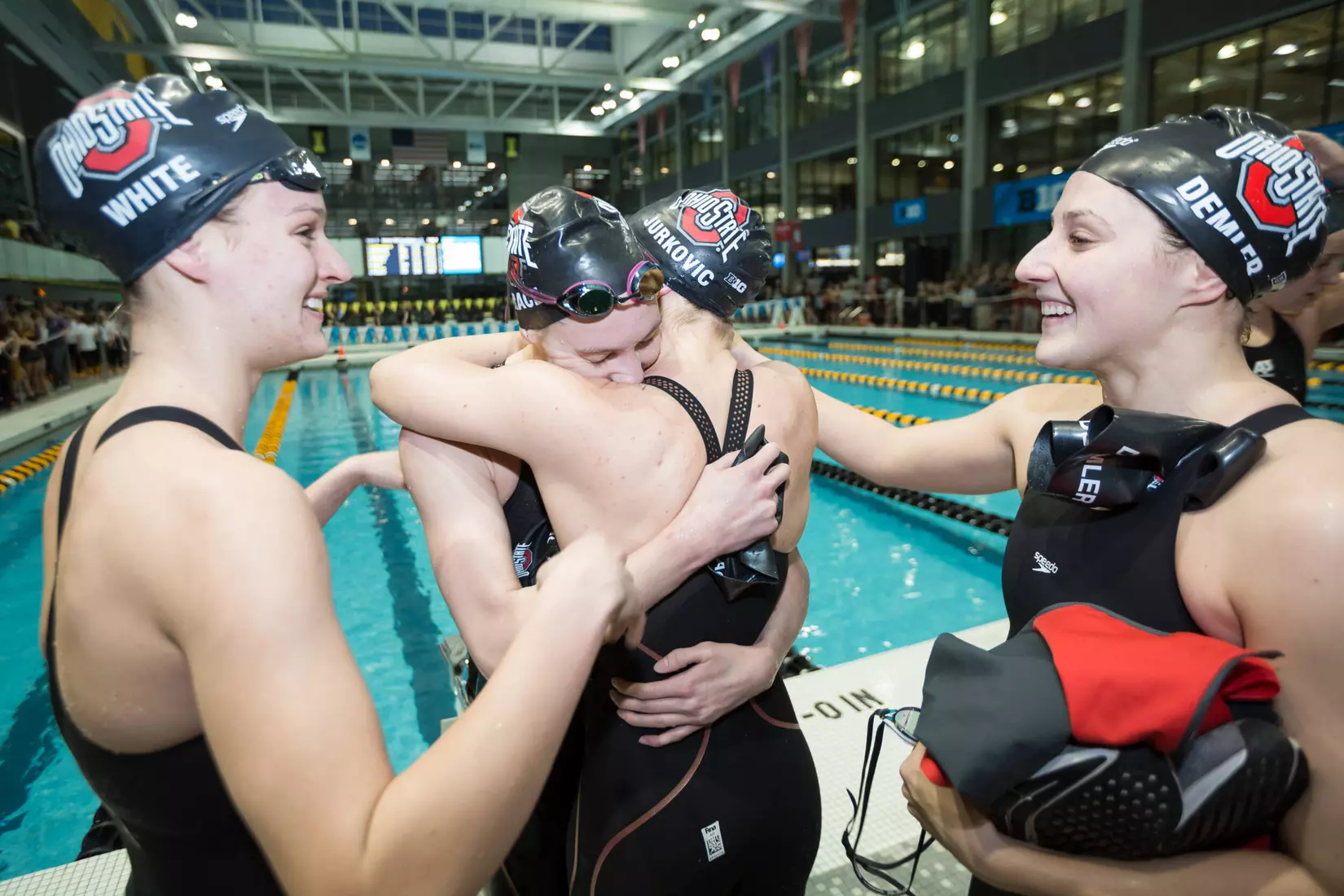 Women’s 200 Medley Relay Team Opens Big Ten Championships with New School Record