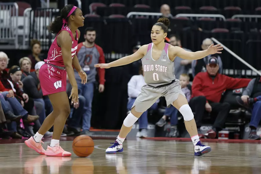 Bell Scores 20 as Buckeyes Run Past Badgers 82-74