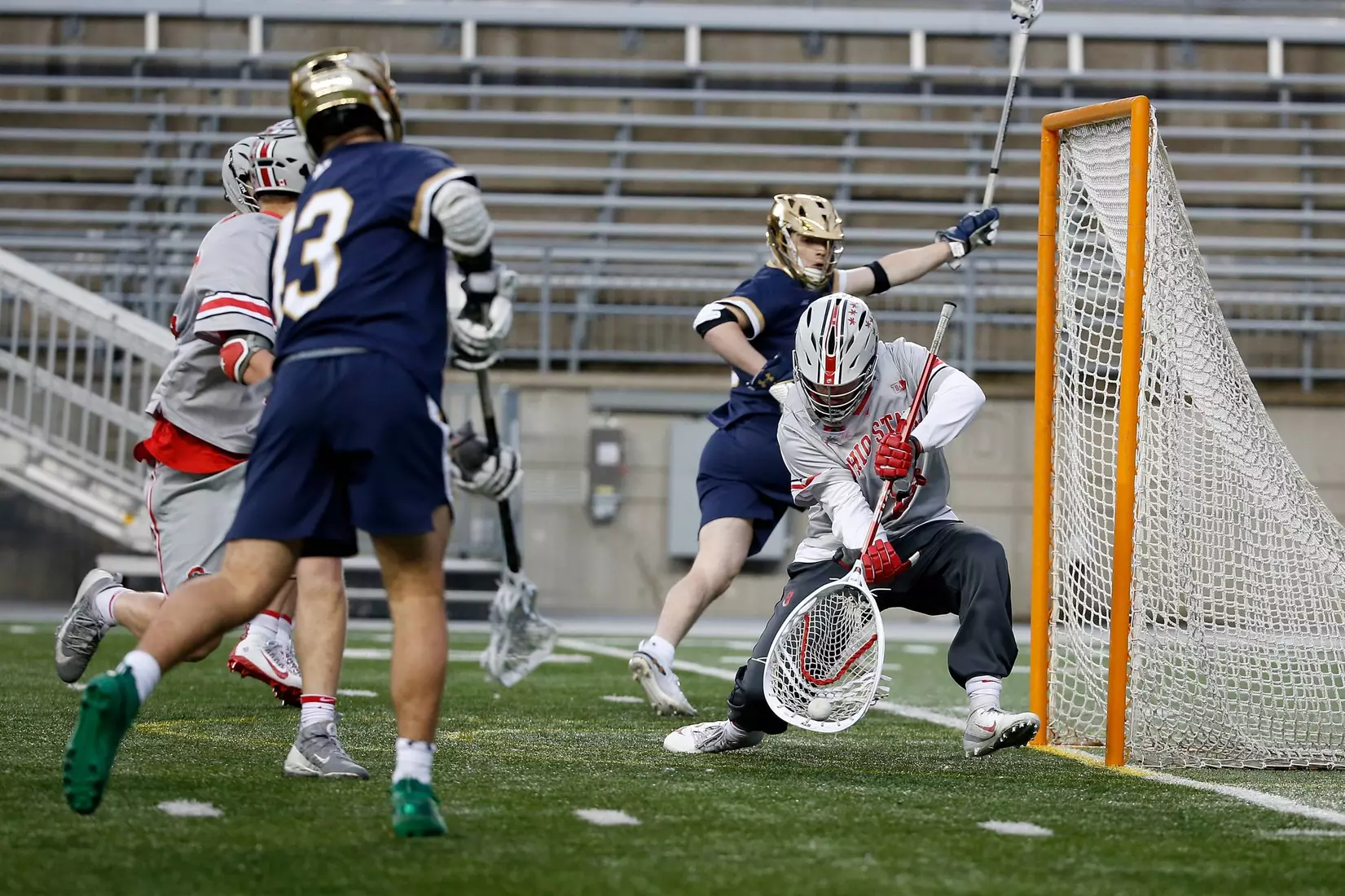 Ohio State Wins Back and Forth Battle over Notre Dame, 13-11