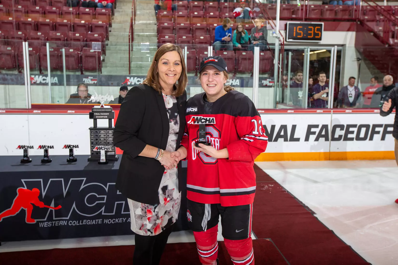 Ohio State Wins First WCHA Championship in Program History