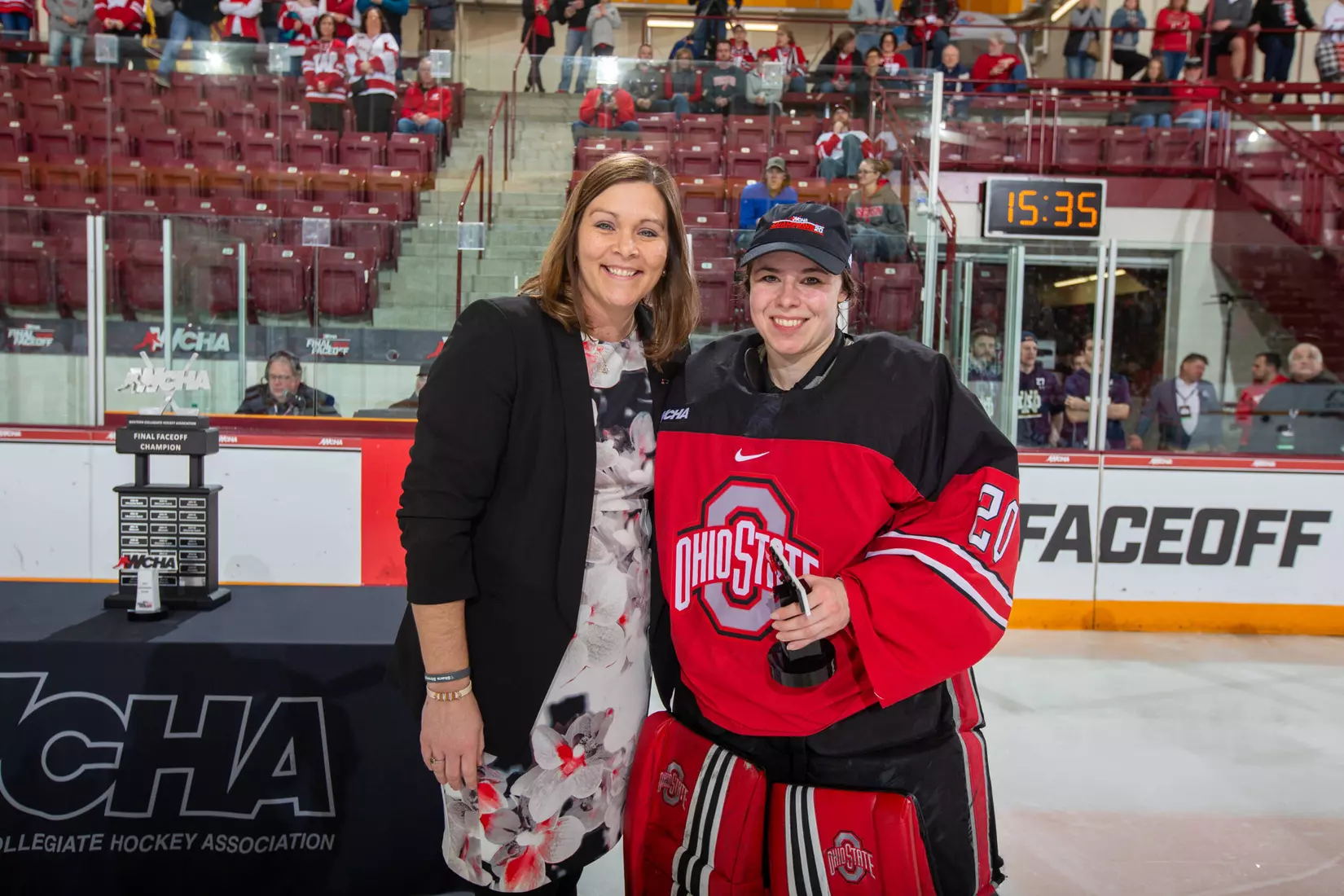 Ohio State Wins First WCHA Championship in Program History