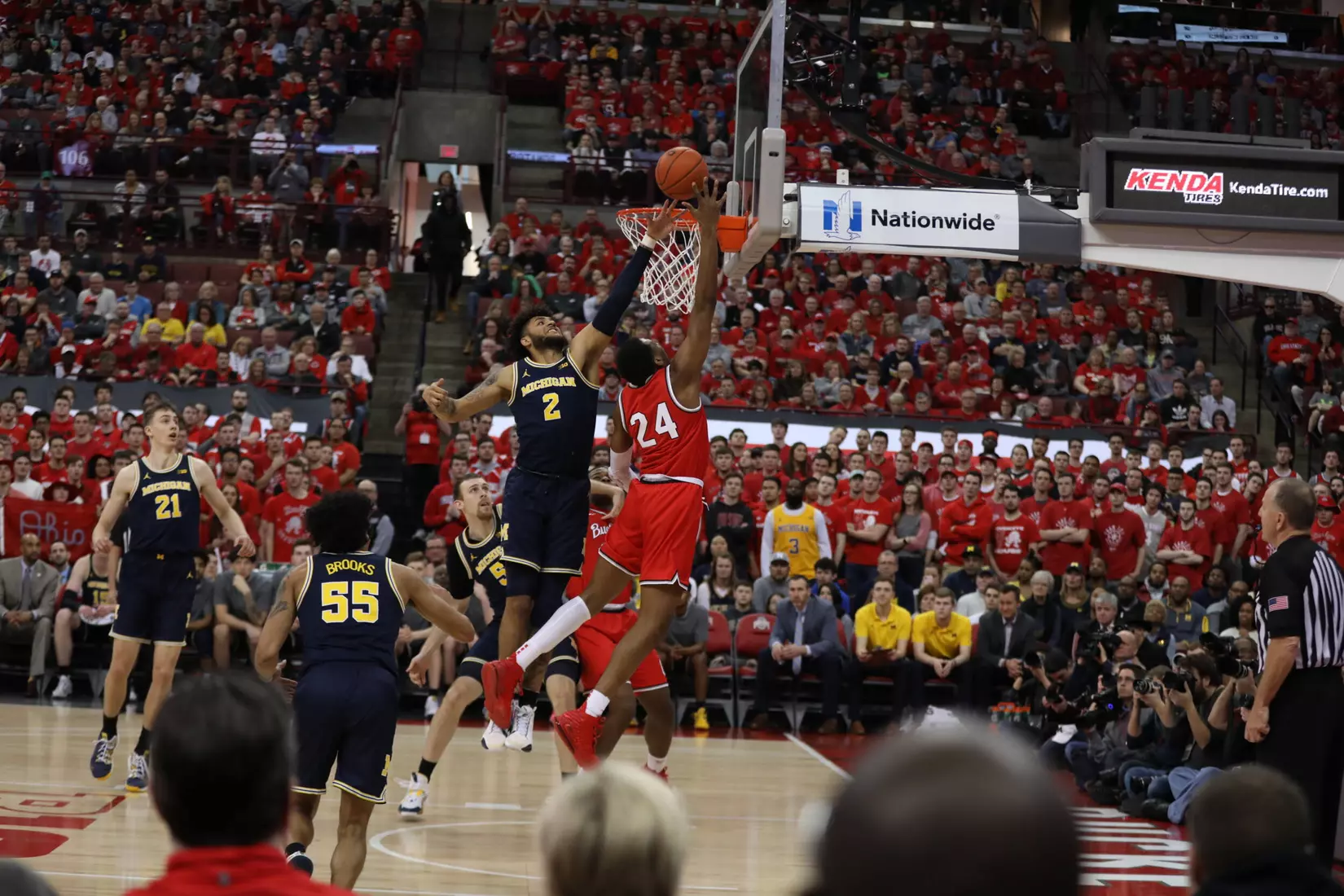 No. 23 Ohio State Runs Past No. 19 Michigan, 77-63