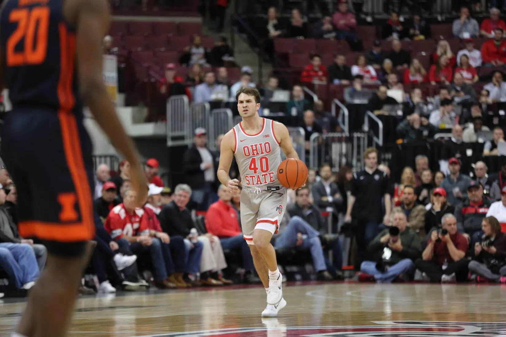 Strong Second Half Lifts No. 19 Ohio State over No. 23 Illinois, 71-63, on Senior Night