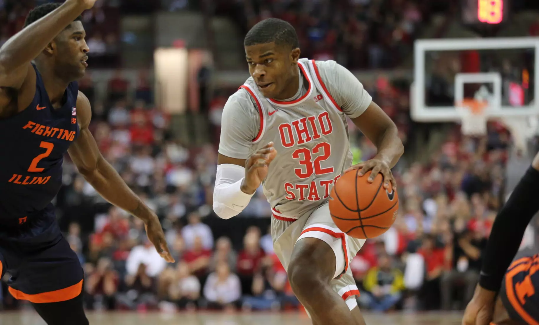 Strong Second Half Lifts No. 19 Ohio State over No. 23 Illinois, 71-63, on Senior Night