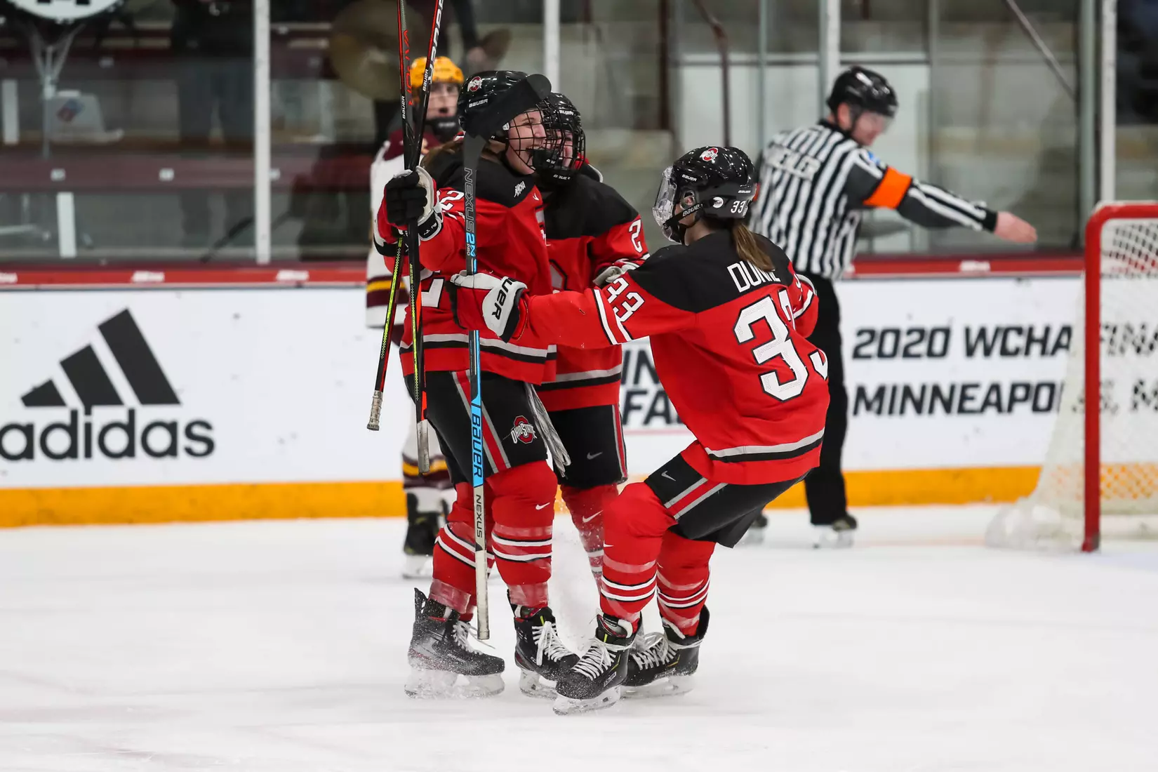 Skaggs Scores in Overtime to Send Buckeyes to WCHA Championship