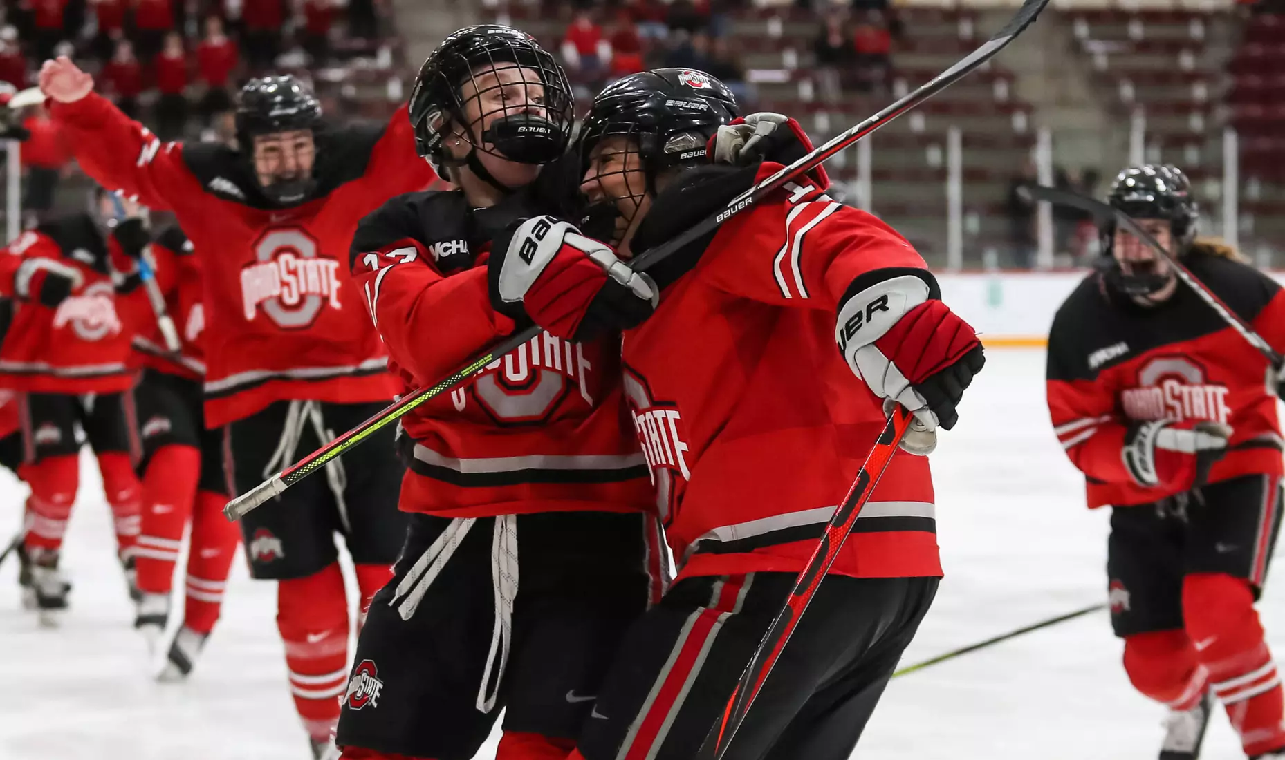 Ohio State Wins First WCHA Championship in Program History