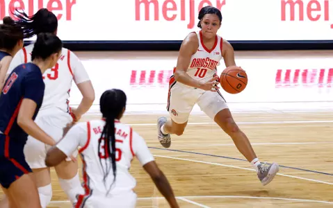 Buckeyes Run Away from Golden Flashes, 103-47