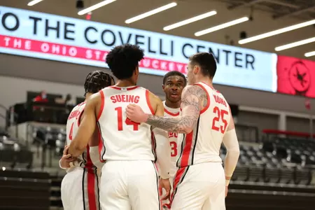 Buckeyes Defeat UMass Lowell, 74-64, at Covelli Center