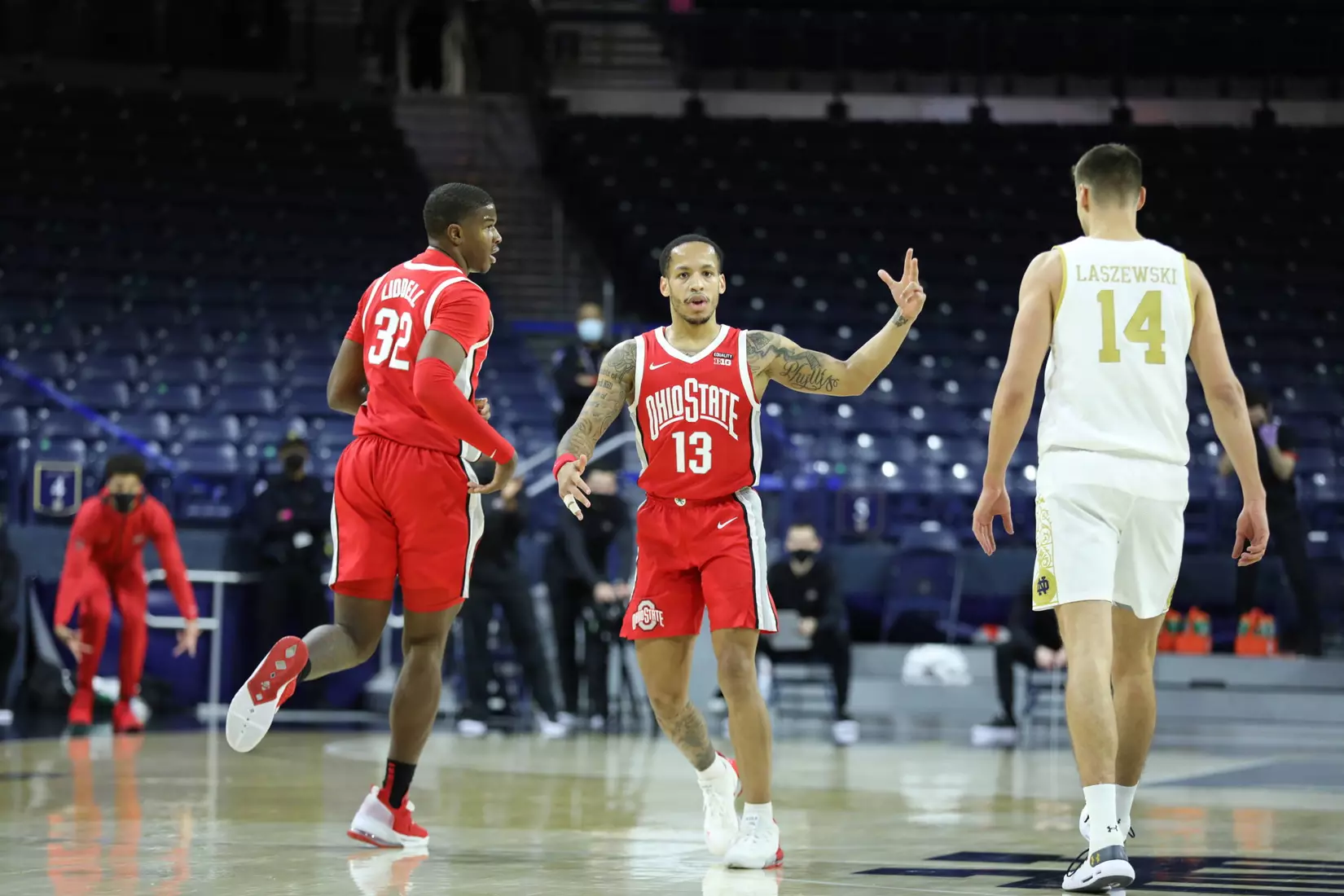 Ohio State Defeats Notre Dame, 90-85, in ACC/Big Ten Challenge