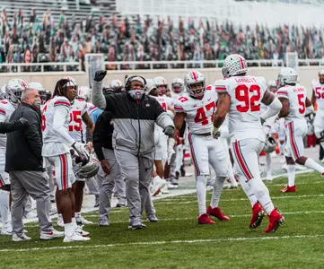 Short-handed Buckeyes Handle Spartans, 52-12