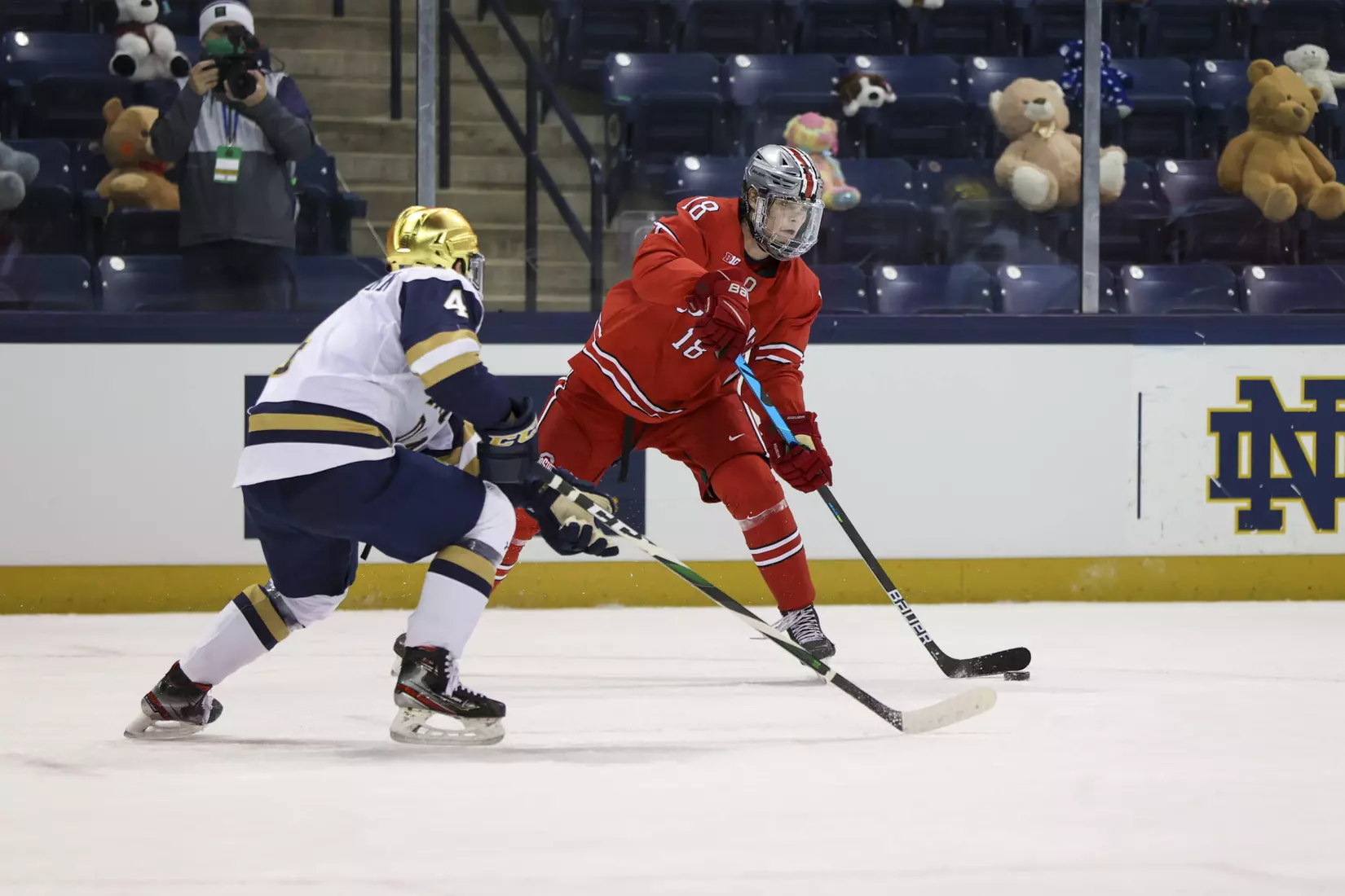 No. 14/rv Buckeyes Fall at No. 15 Notre Dame, 3-0