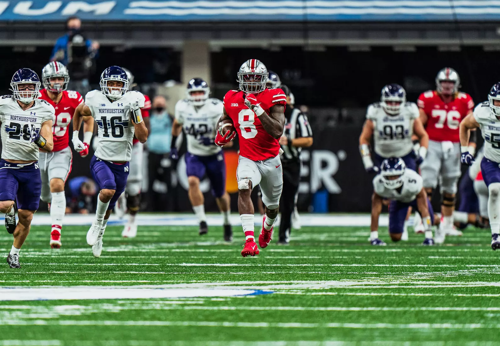 Scenes & Social Reax from B1G ?? Saturday