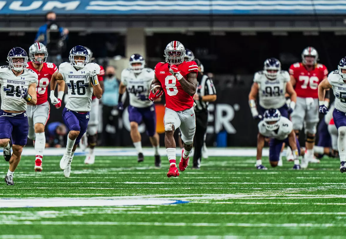Sermon Sets Rushing Record, Buckeyes Win Fourth Straight B1G Title