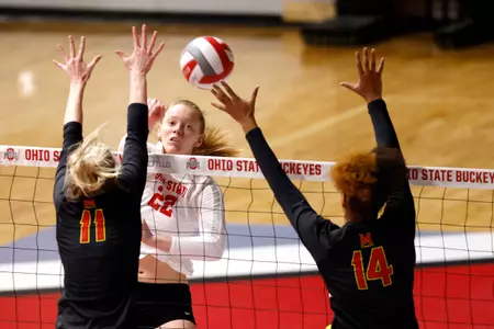 Ohio State Holds Off Maryland in Five